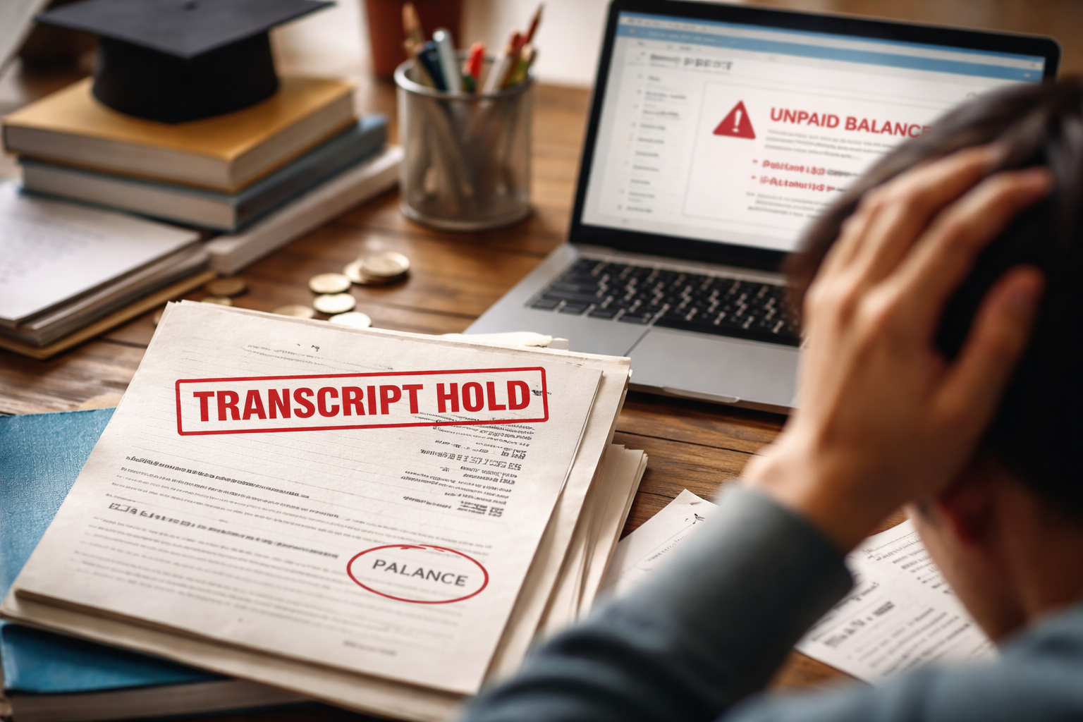 Transcript Hold Due to Unpaid Fee