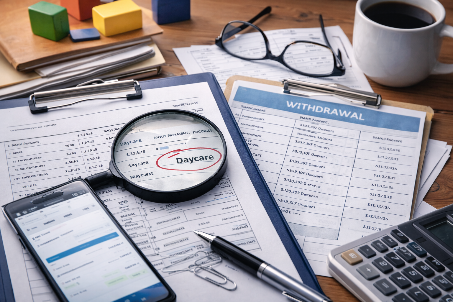 daycare auto payment charged after withdrawal