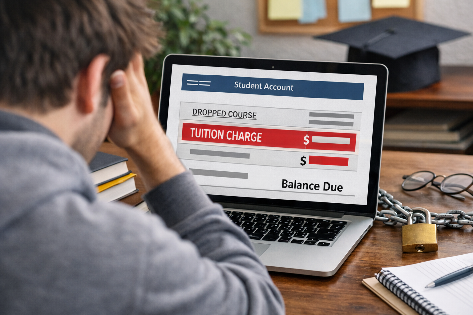 charged tuition after dropping class