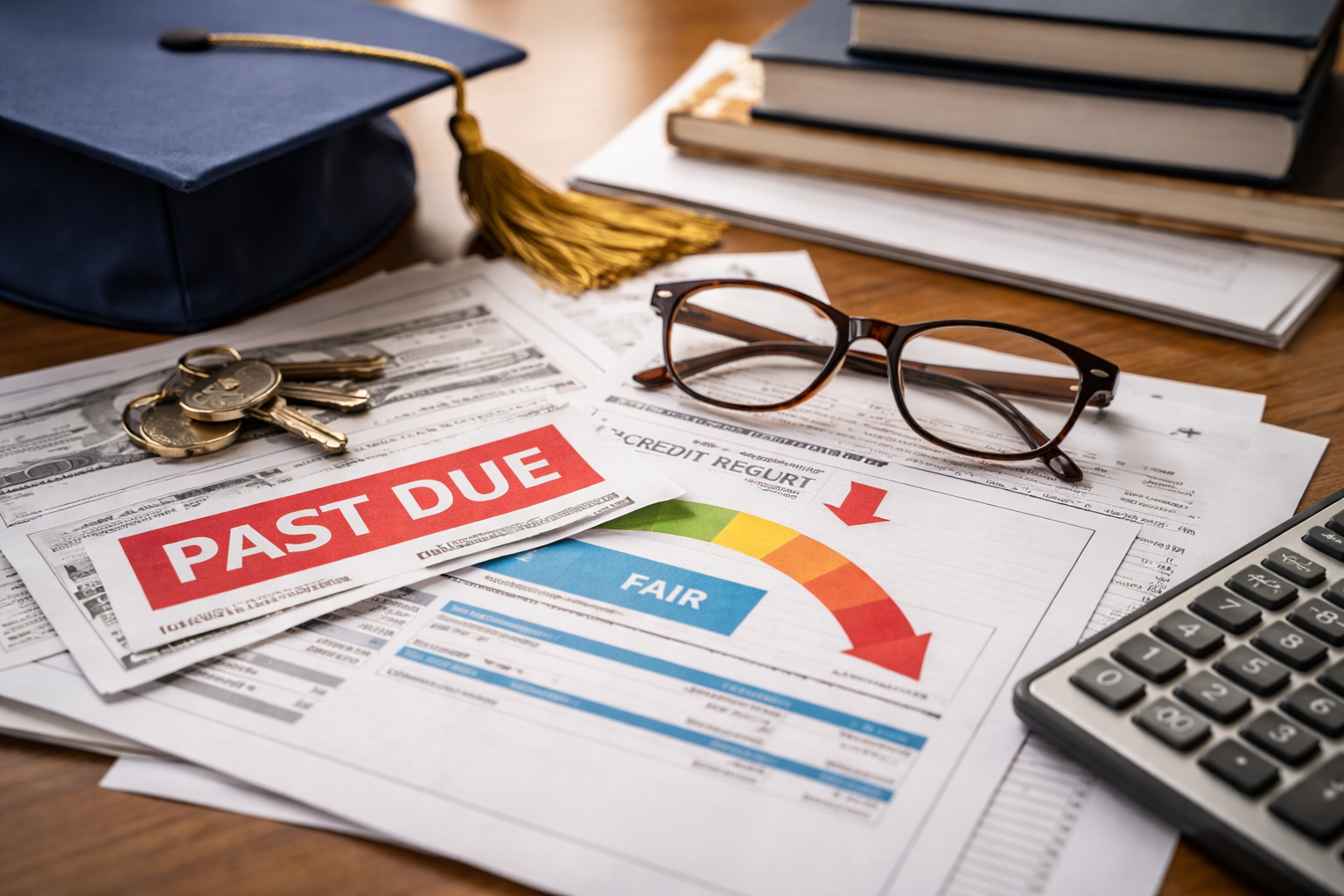 unpaid tuition credit report