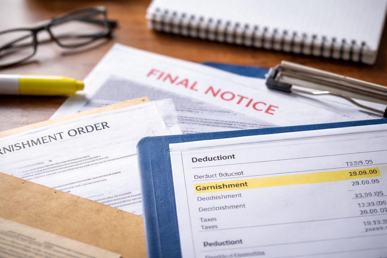 wages garnished for unpaid tuition