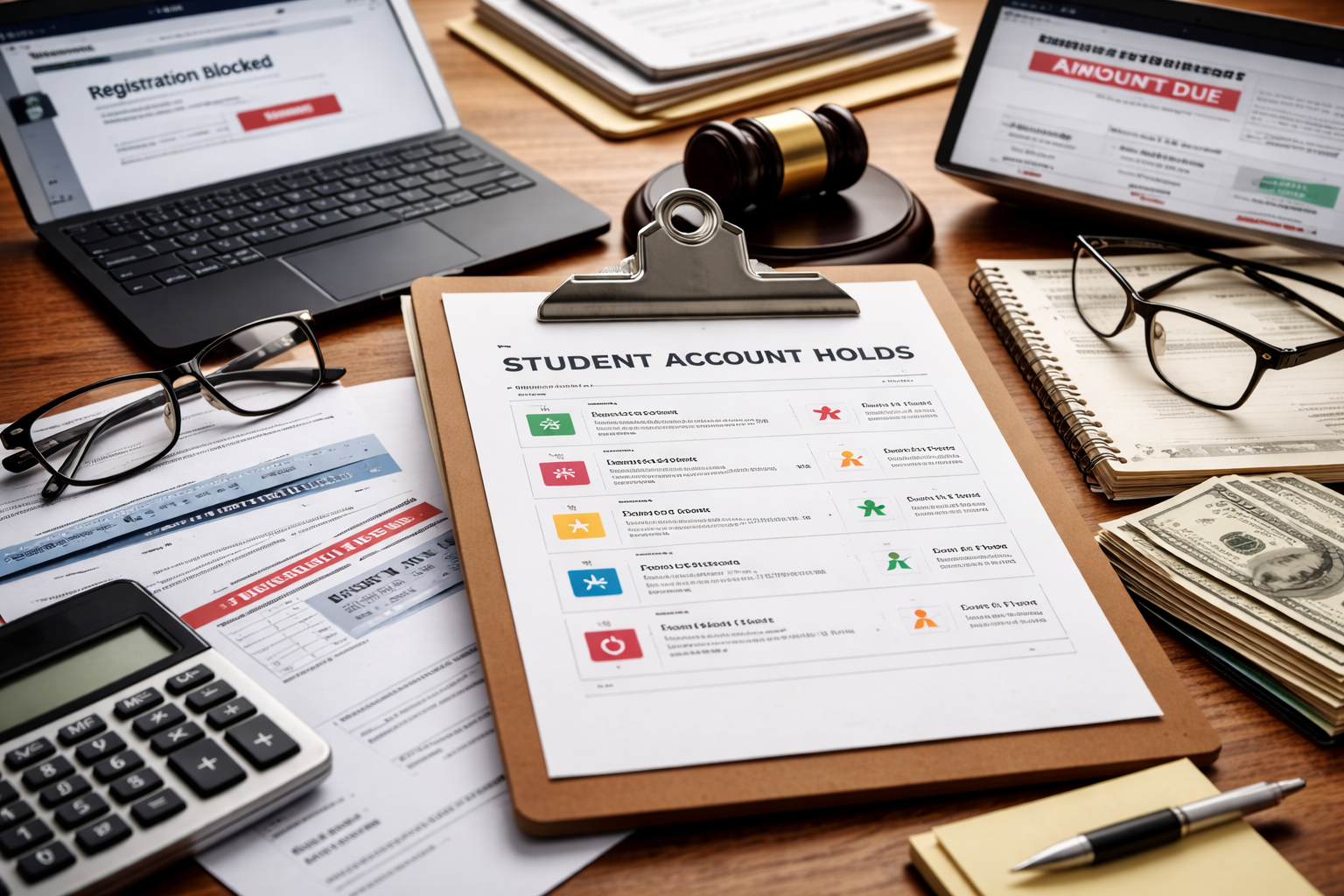 How College Account Holds Work and What Triggers Registration Blocks