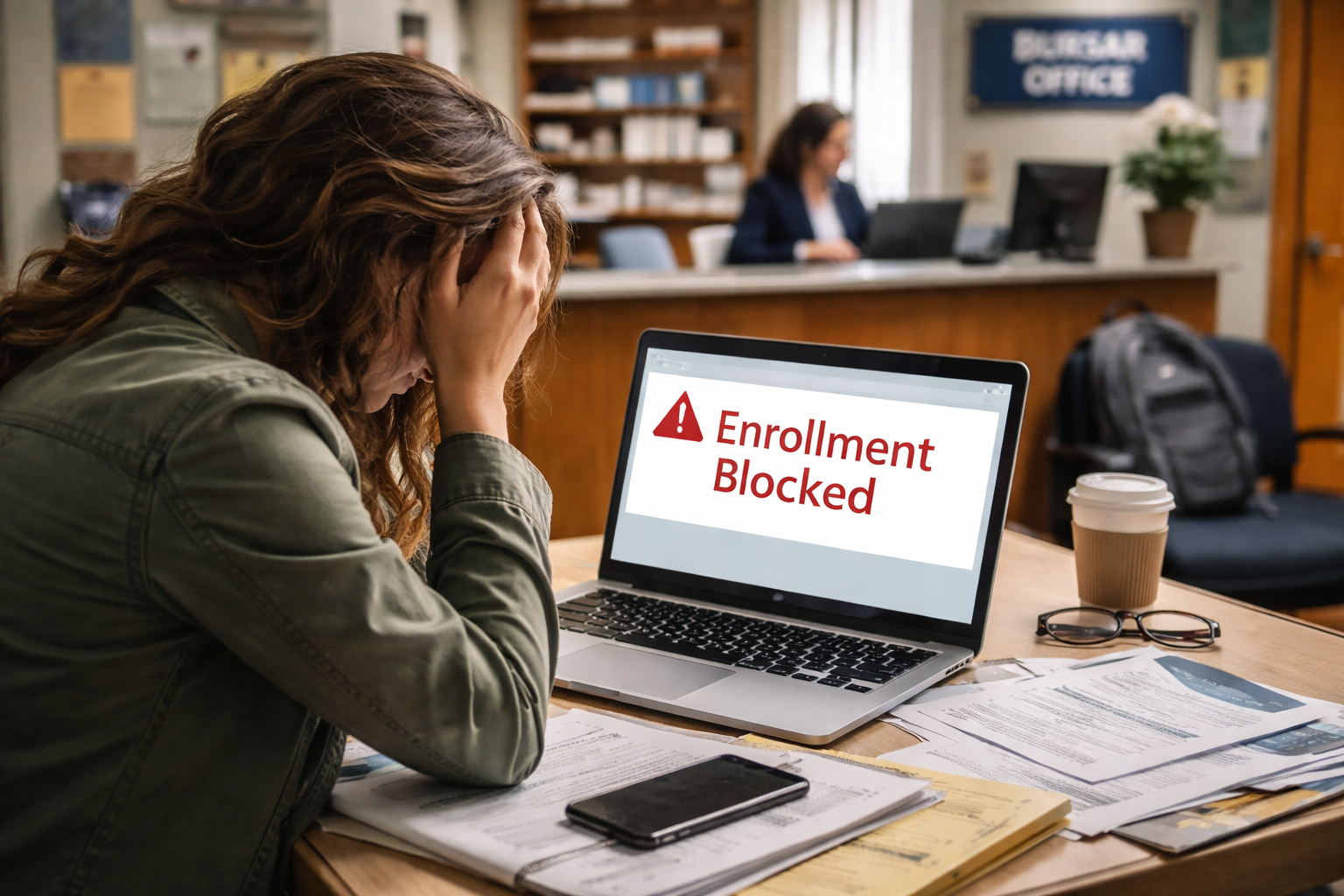 enrollment blocked due to third party billing delay