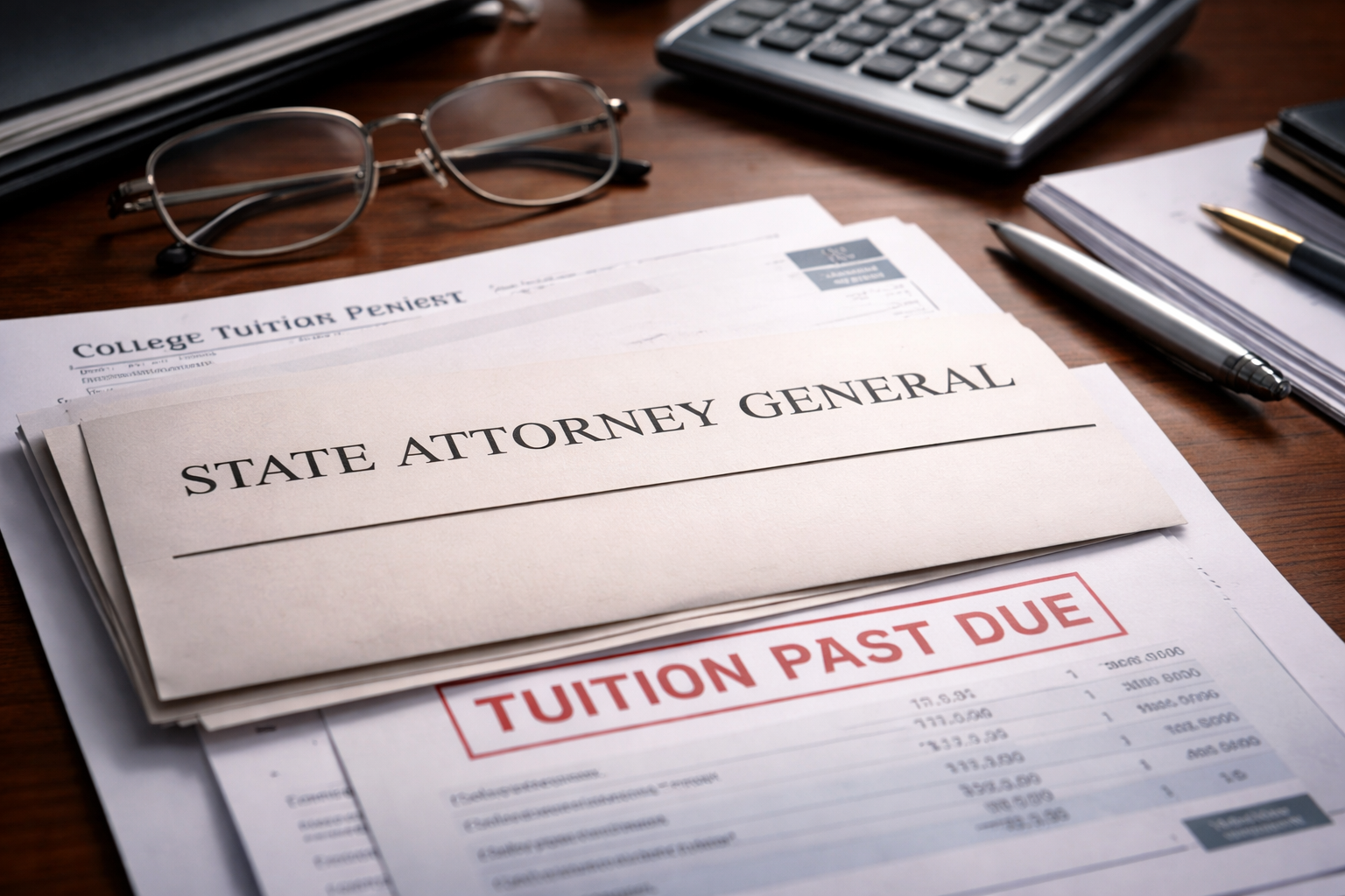 University Referred Account to State Attorney General for Unpaid Tuition