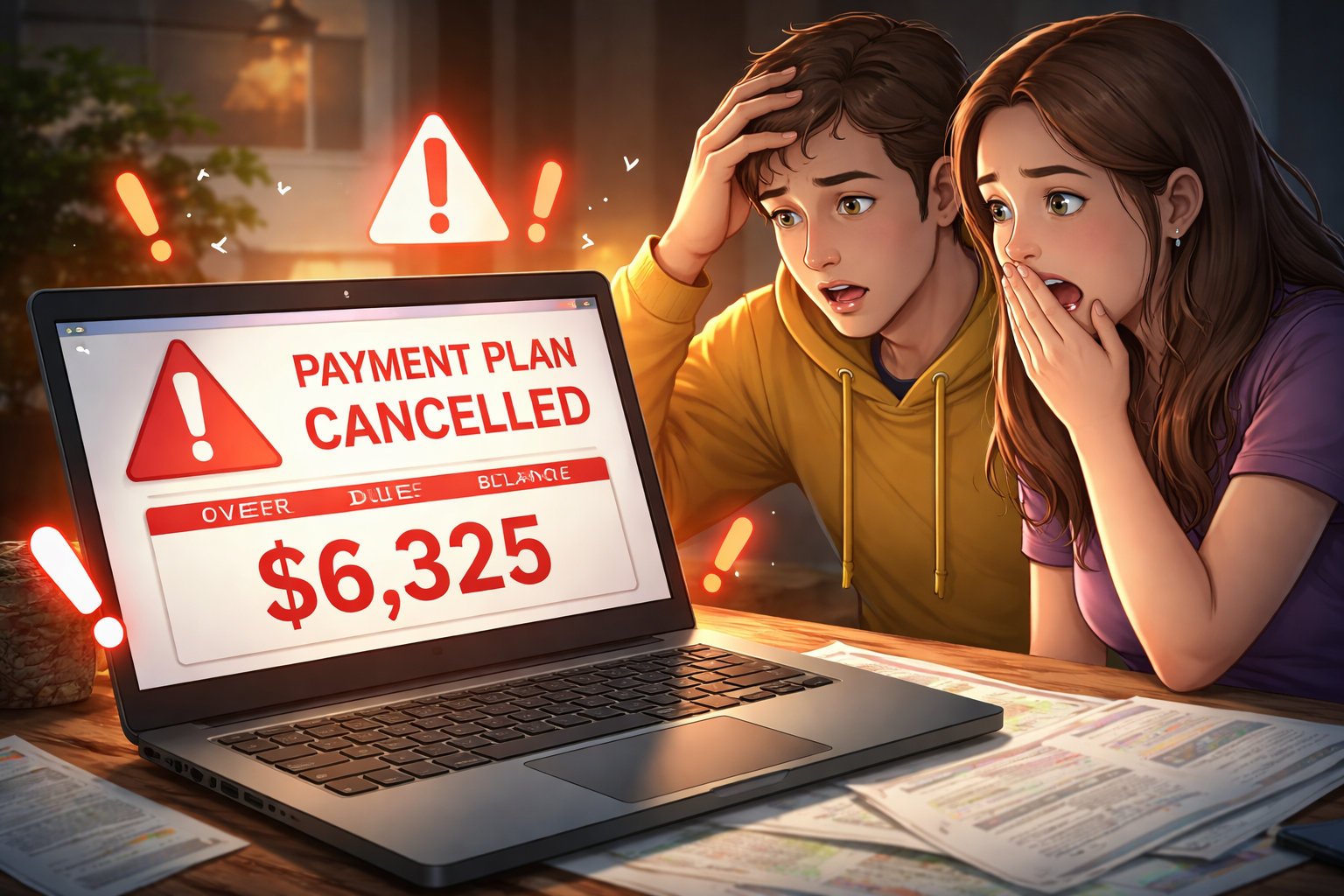 Tuition Payment Plan Cancelled Automatically After Missed Installment